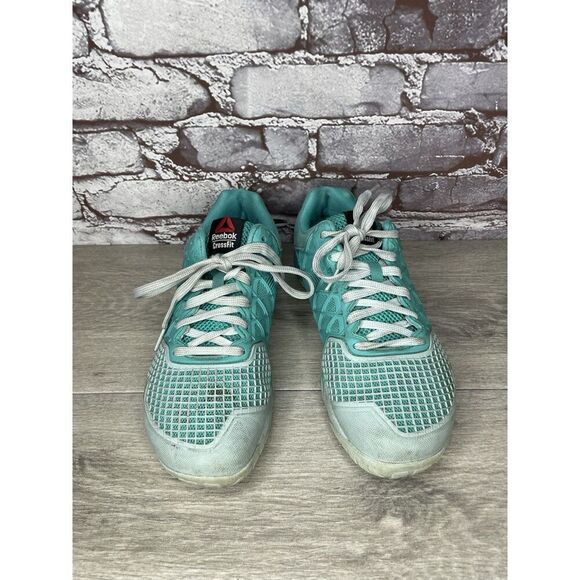 Reebok CrossFit CF74 Aqua Blue Synthetic Gym Training Shoes Women’s 8.5M US/39EU - Picture 14 of 16